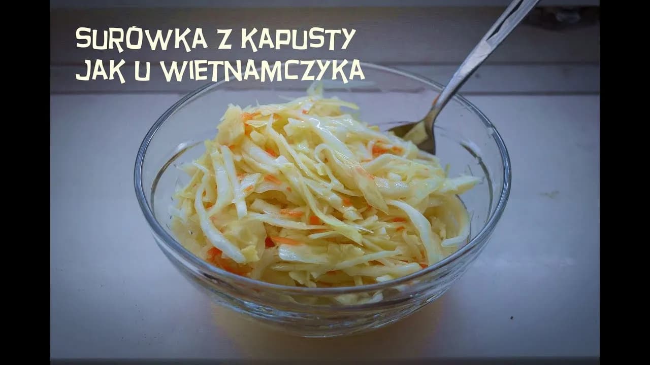 Surówka z kapusty jak u wietnamczyka – łatwy przepis na smakowitość